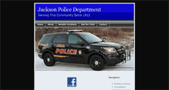 Desktop Screenshot of jacksonpolice.org