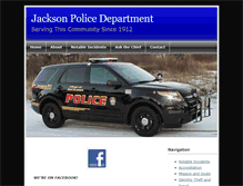 Tablet Screenshot of jacksonpolice.org